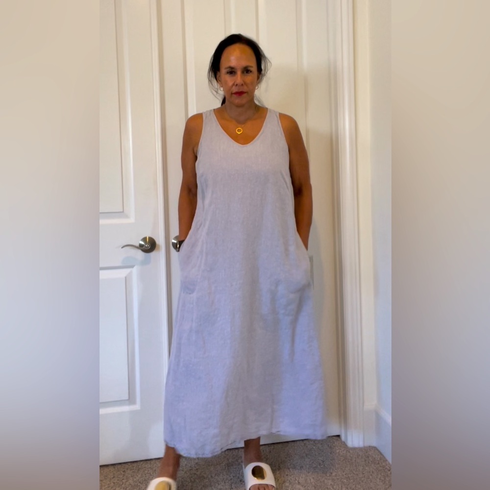 J.Jill Linen Maxi Dress size L